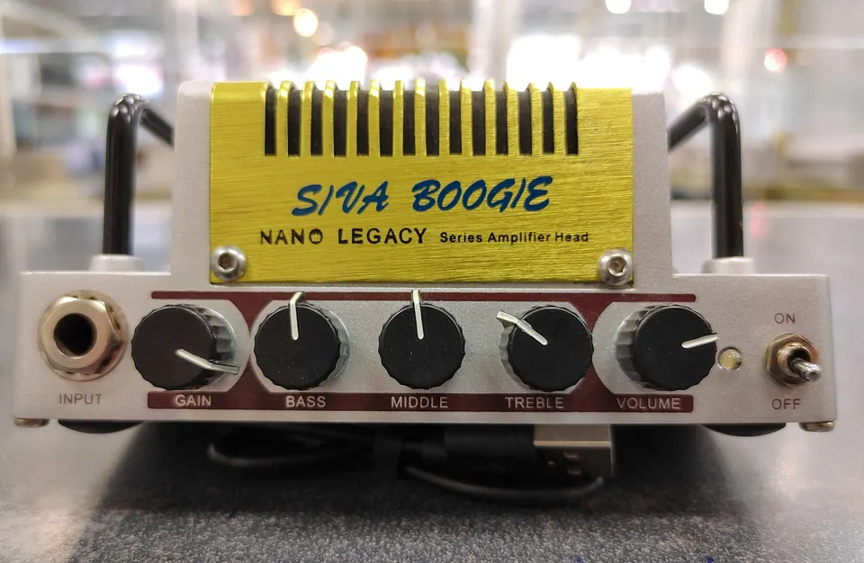 Hotone Siva Boogie Nano Legacy 5W compact guitar amplifier head with power adapter