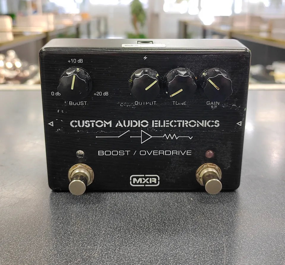 MXR MC402 CAE Boost/Overdrive pedal in good used condition with visible pedalboard wear