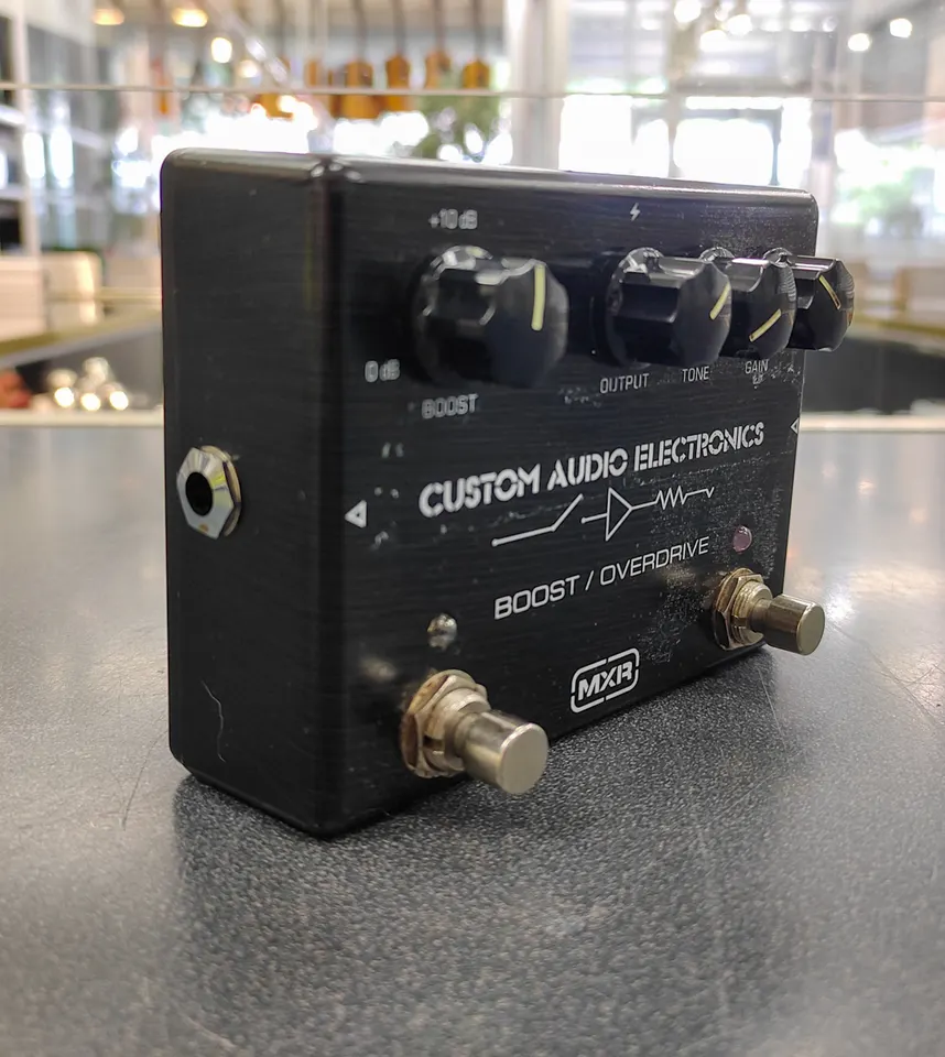 MXR MC402 CAE Boost/Overdrive pedal in good used condition with visible pedalboard wear