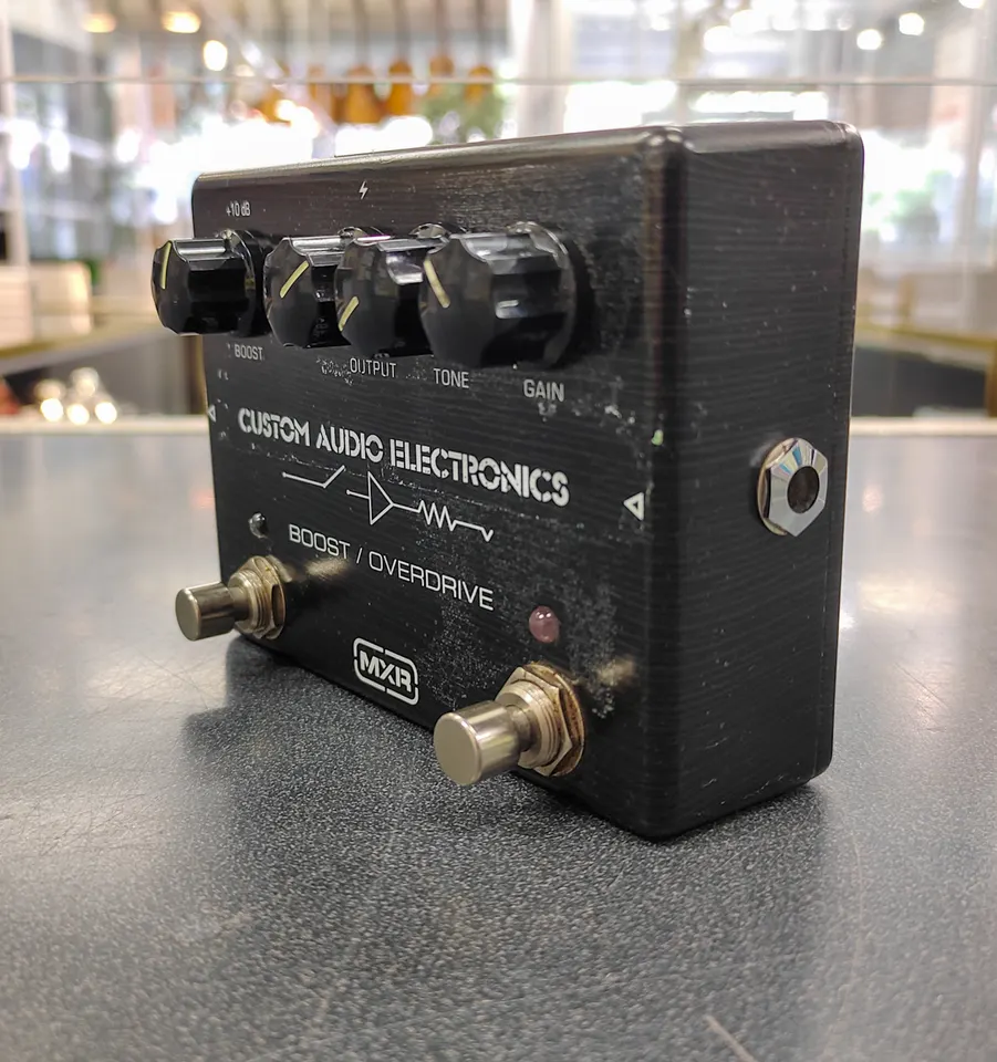 MXR MC402 CAE Boost/Overdrive pedal in good used condition with visible pedalboard wear