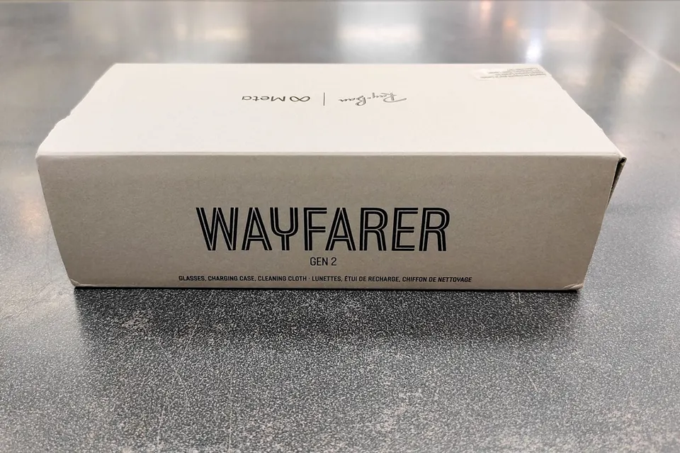 Sealed Ray-Ban Meta Wayfarer Gen 2 RW4012 smart glasses retail box in Shiny Black configuration
